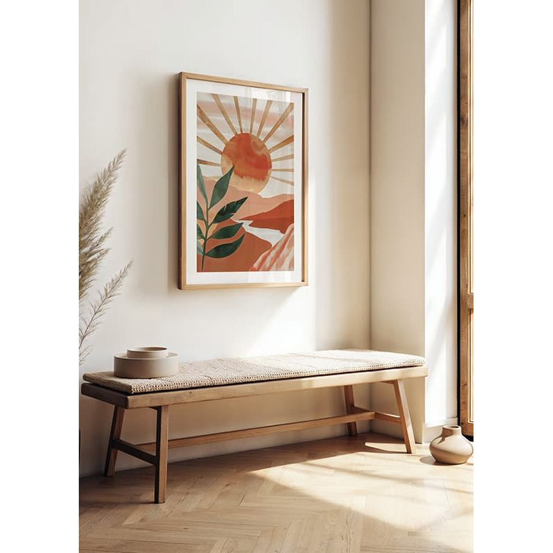 Poster Gallerix Solar Flares And Verdure