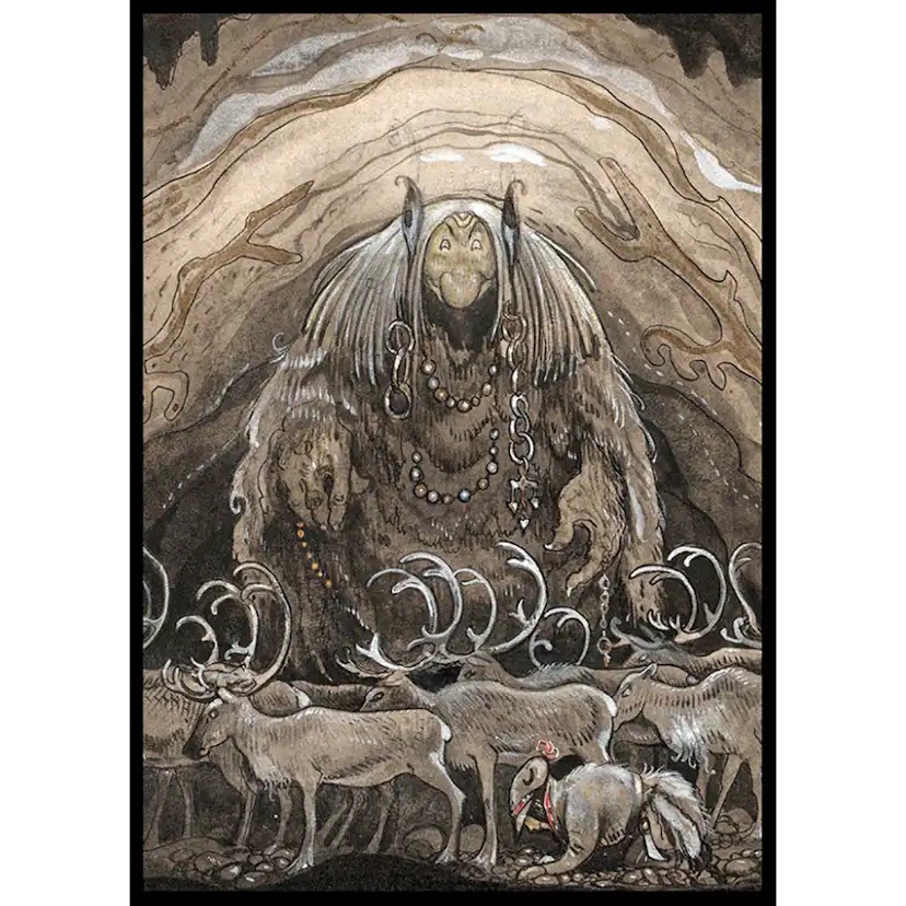 Poster Gallerix Nilas Offer Julbocken II av John Bauer