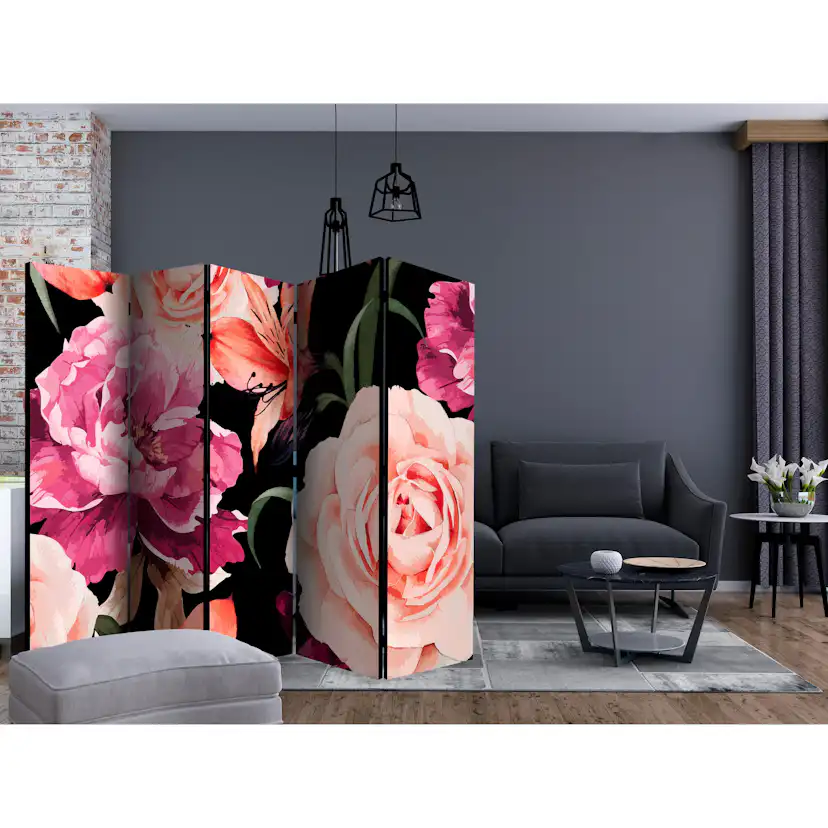 Rumsavdelare Skärmvägg Arkiio Roses of Love II 225x172 cm