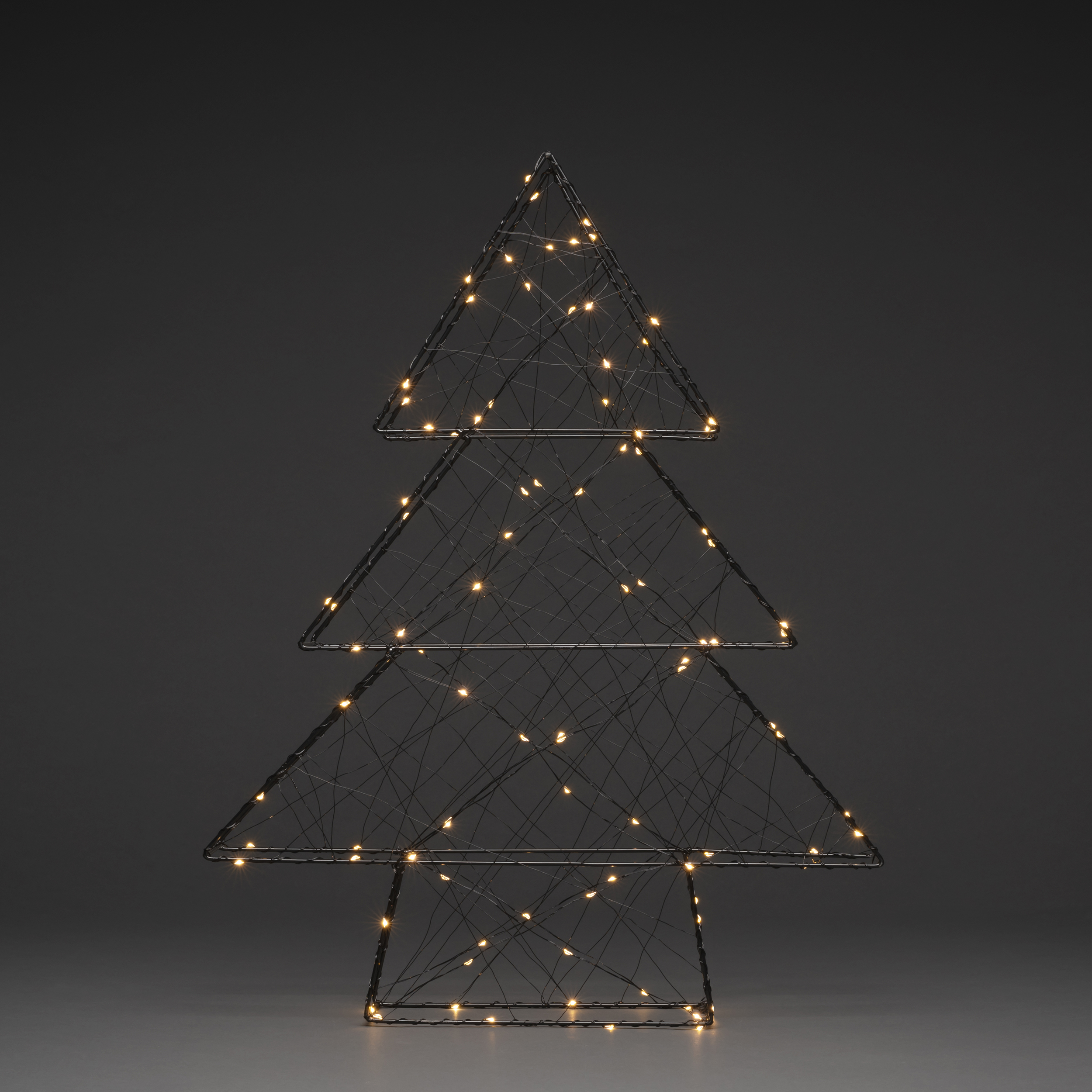 Metallgran Gnosjö Konstsmide 60 cm LED Svart