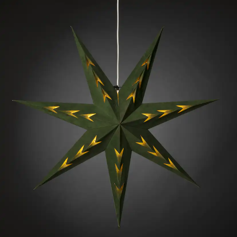 Adventsstjärna Gnosjö Konstsmide 5953 Sammet 78 cm