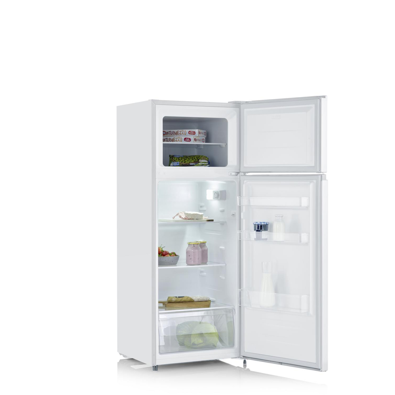Fristående Kyl & Frys Severin DT 8760 Vit med LED-belysning