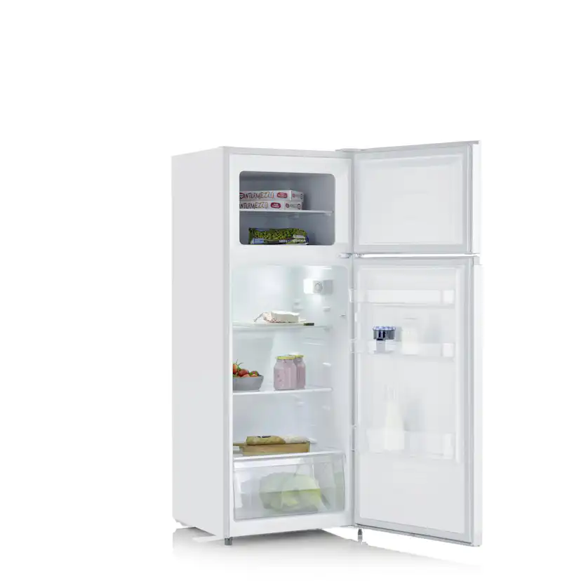 Fristående Kyl & Frys Severin DT 8760 Vit med LED-belysning