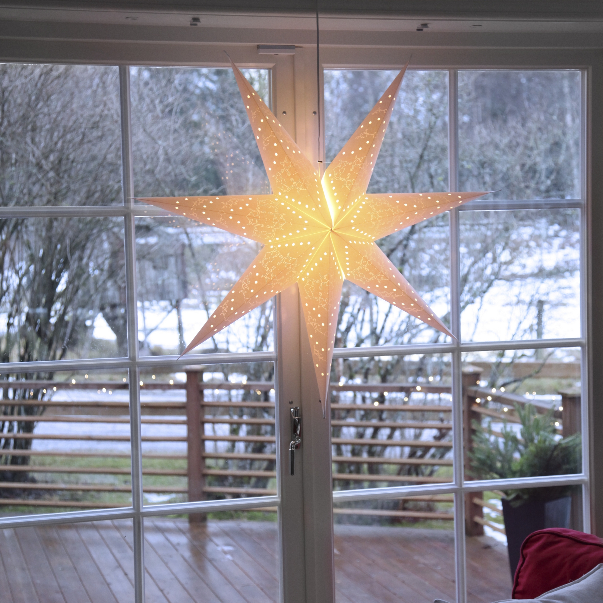 Adventsstjärna Star Trading Sensy Hängande