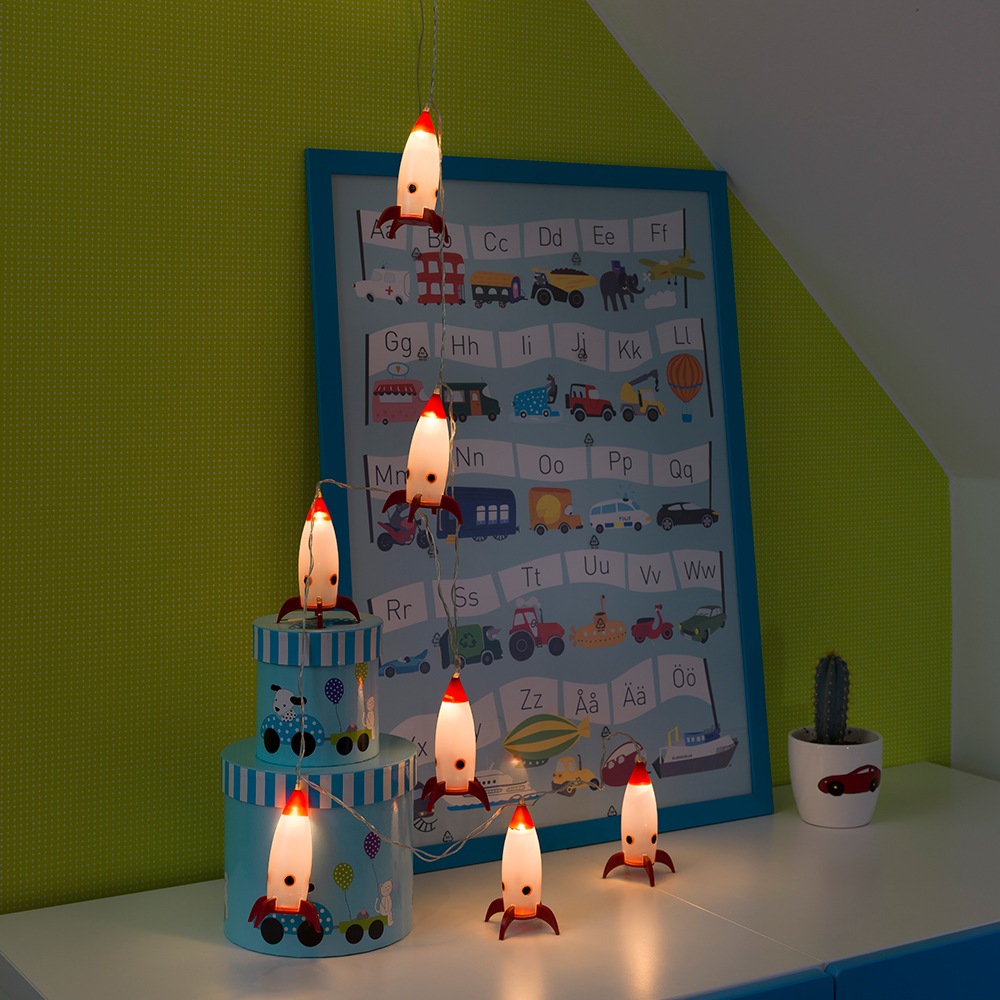 Ljusslinga Gnosjö Konstsmide Raket 8