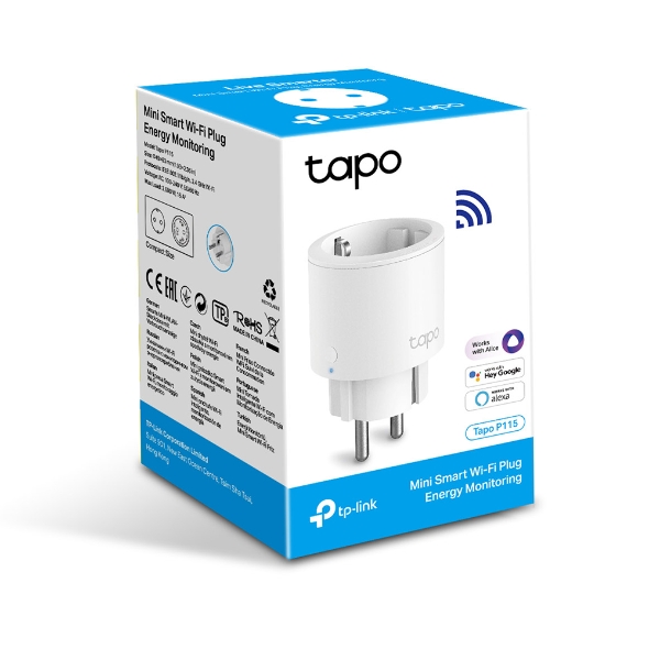 Fjärrströmbrytare Tapo P115 Mini Smart Wi-Fi Socket 4-Pack