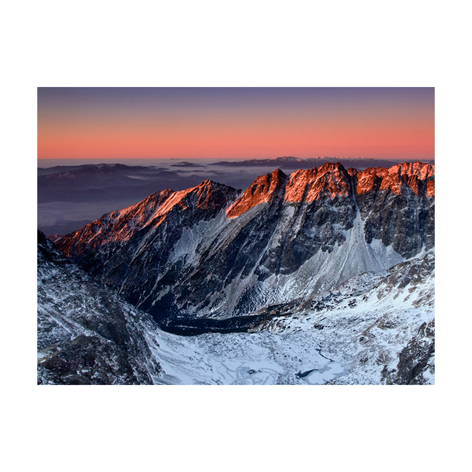 Fototapet Arkiio Beautiful Sunrise In The Rocky Mountains