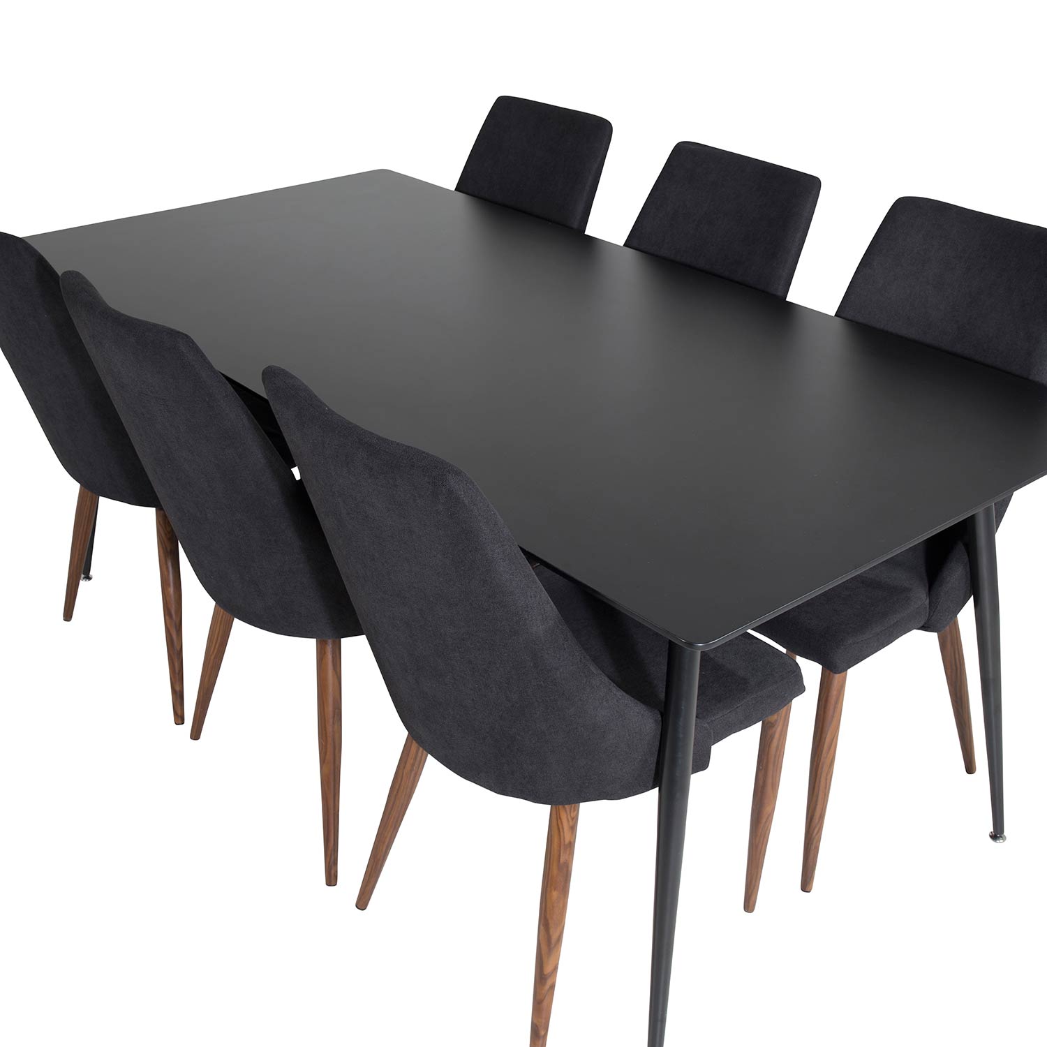 Matgrupp Venture Home Silvia med 6 Laura Stolar Polyestertyg