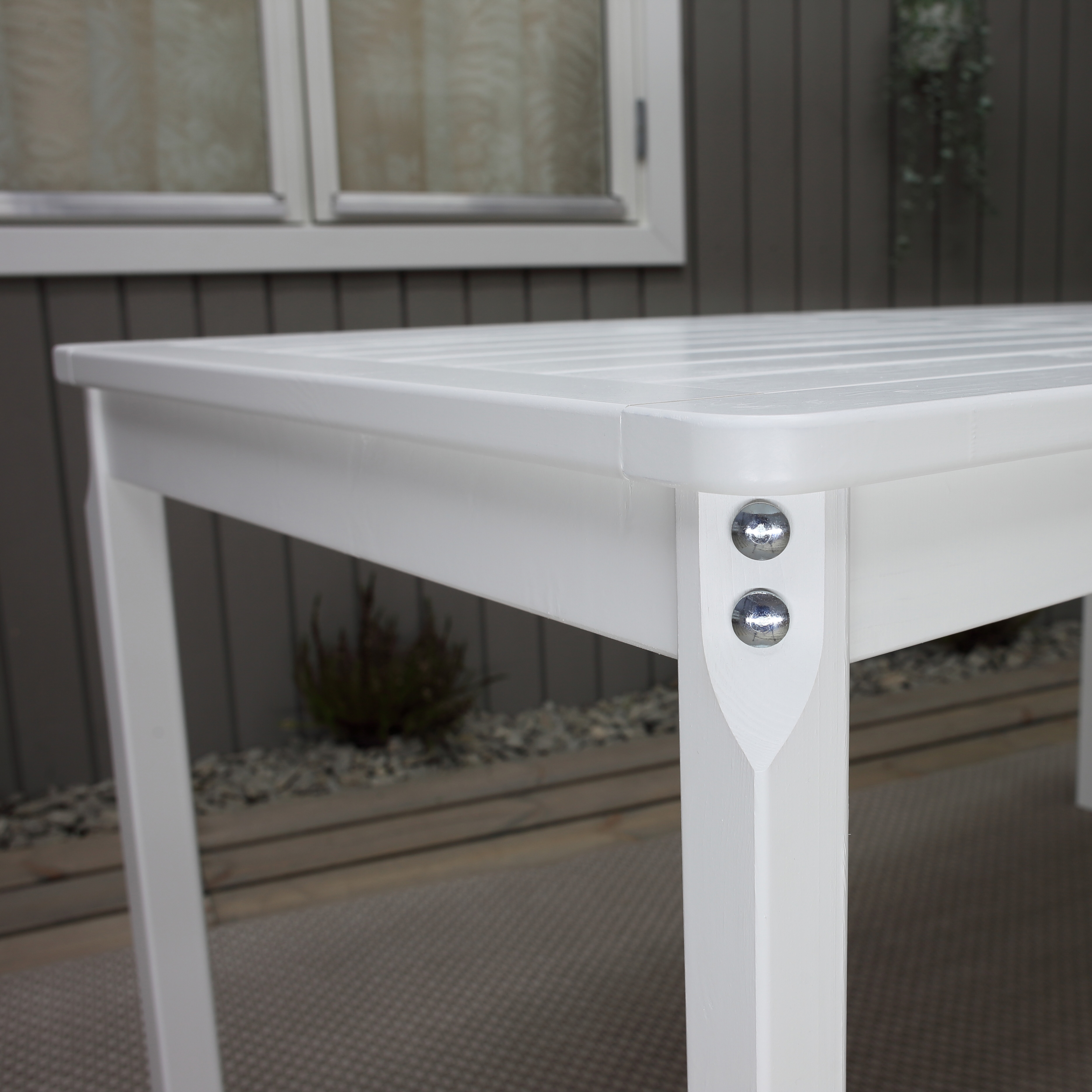 Matbord Baltic Garden Europe Vit