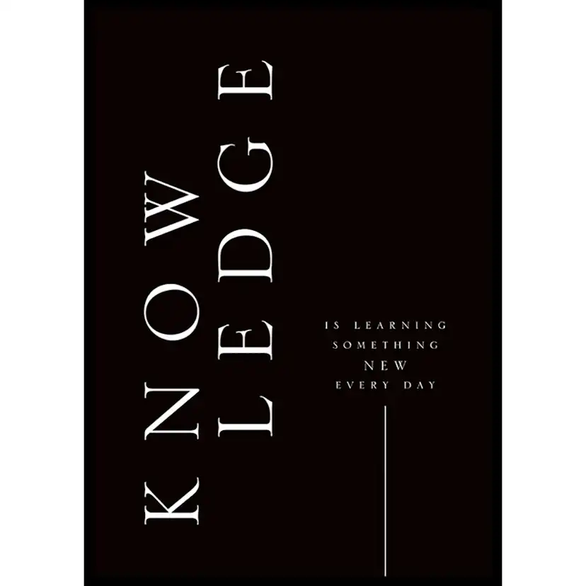 Poster Gallerix Knowledge