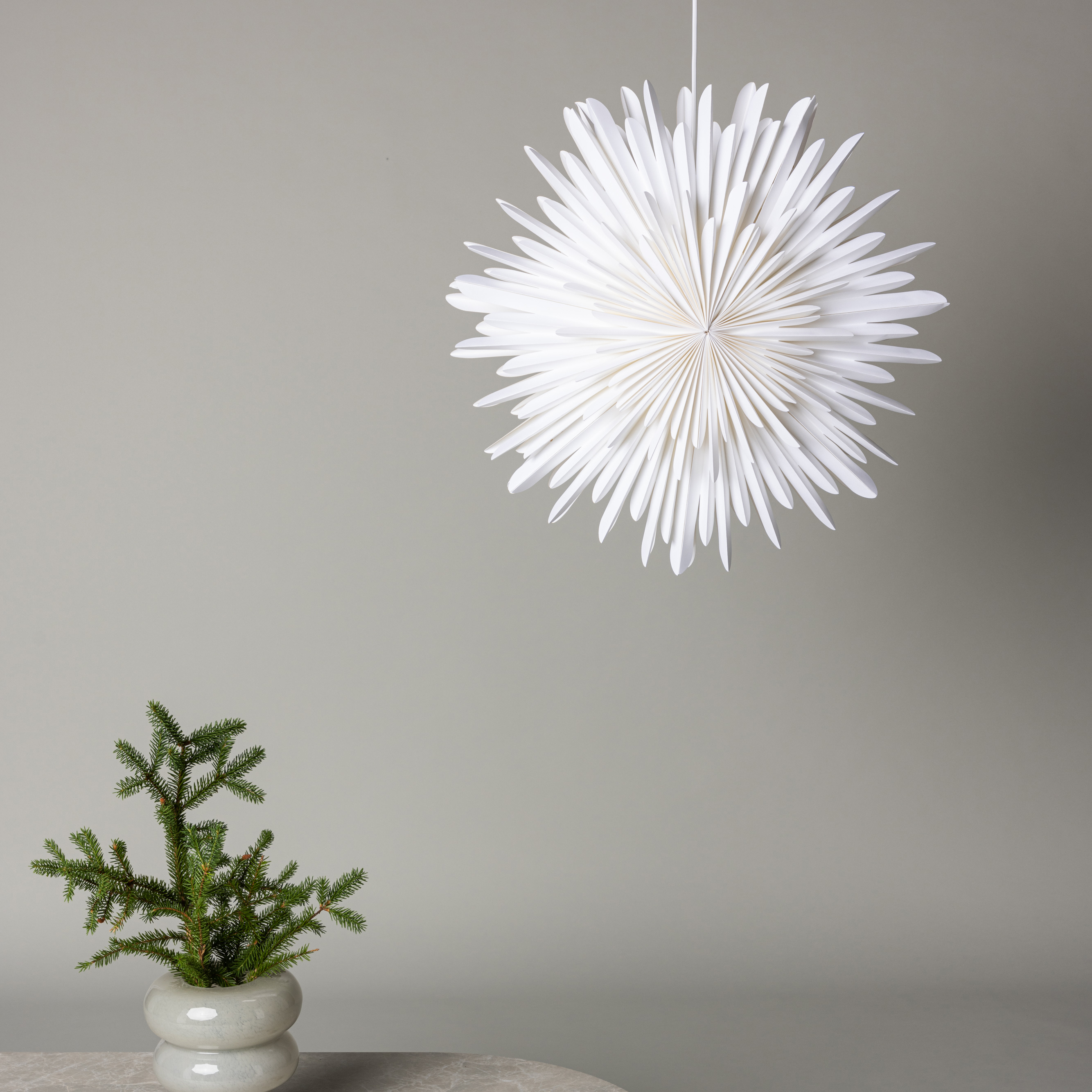 Sälen 60cm Pendant Lamp - White /  White Vit, 60 cm