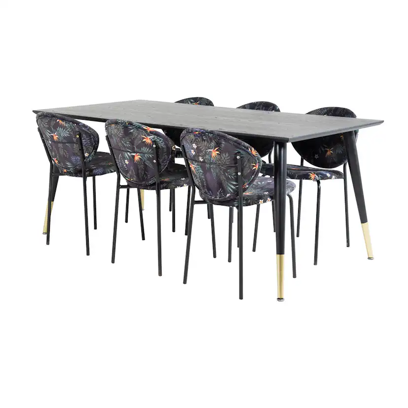 Matgrupp Venture Home Disa med 6 Valor Stolar