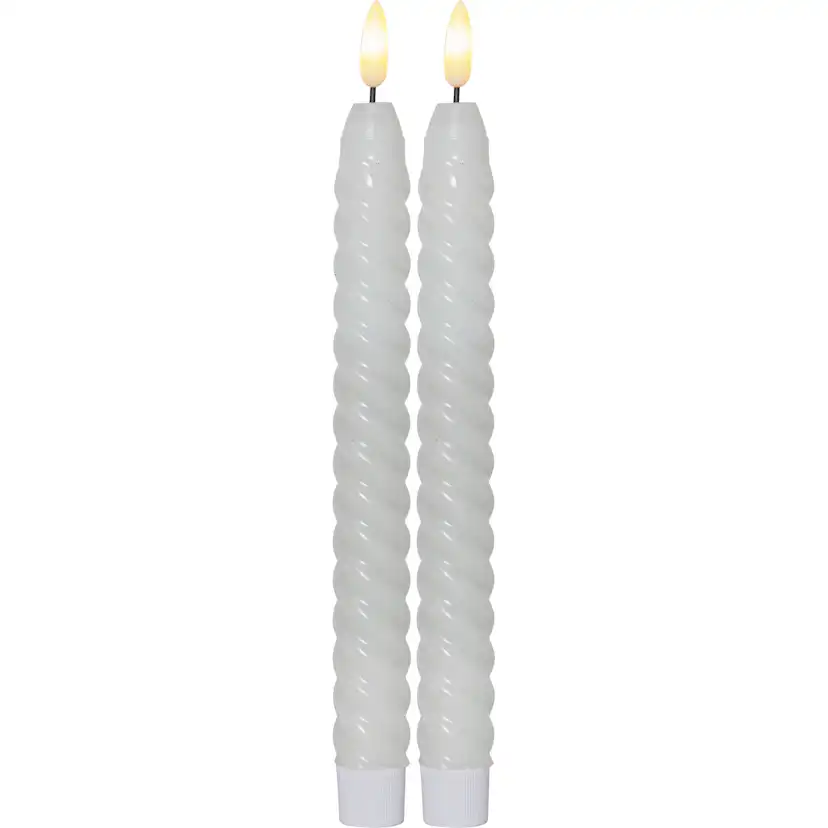 Antikljus Star Trading Flamme Swirl LED 2-pack
