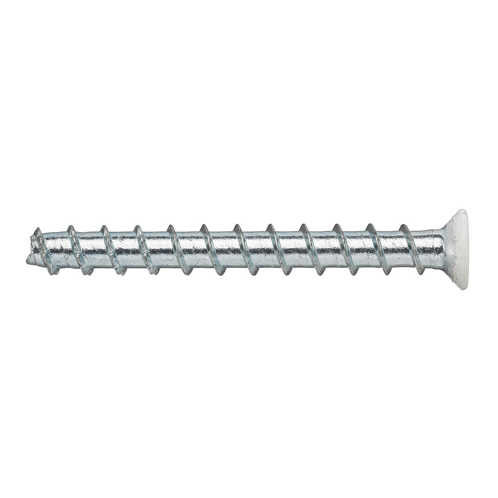 BETONGSKRUV SOCKEL 5x60 VIT Dimension: 5x60 mm, Antal st/frp: 4000