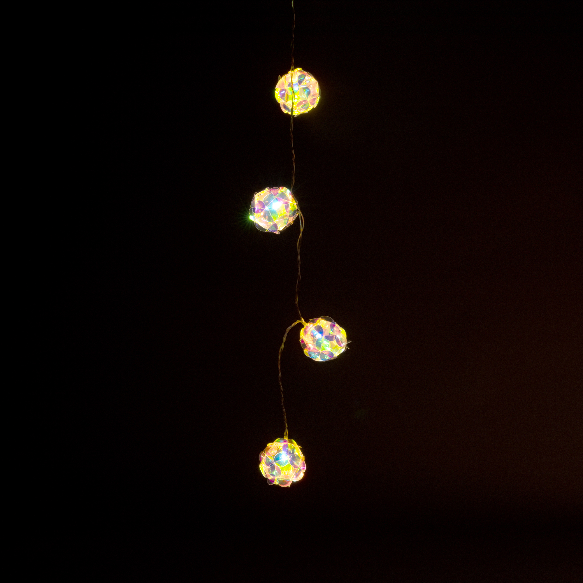 Batteridriven Ljusslinga Gnosjö Konstsmide 10 LED Diamanter m. Timer