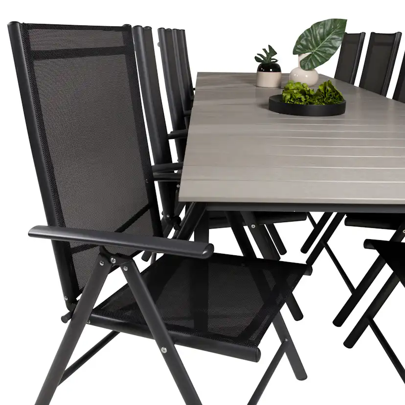 Matgrupp Venture Home Lova 224/324 med 10 Bront Stolar