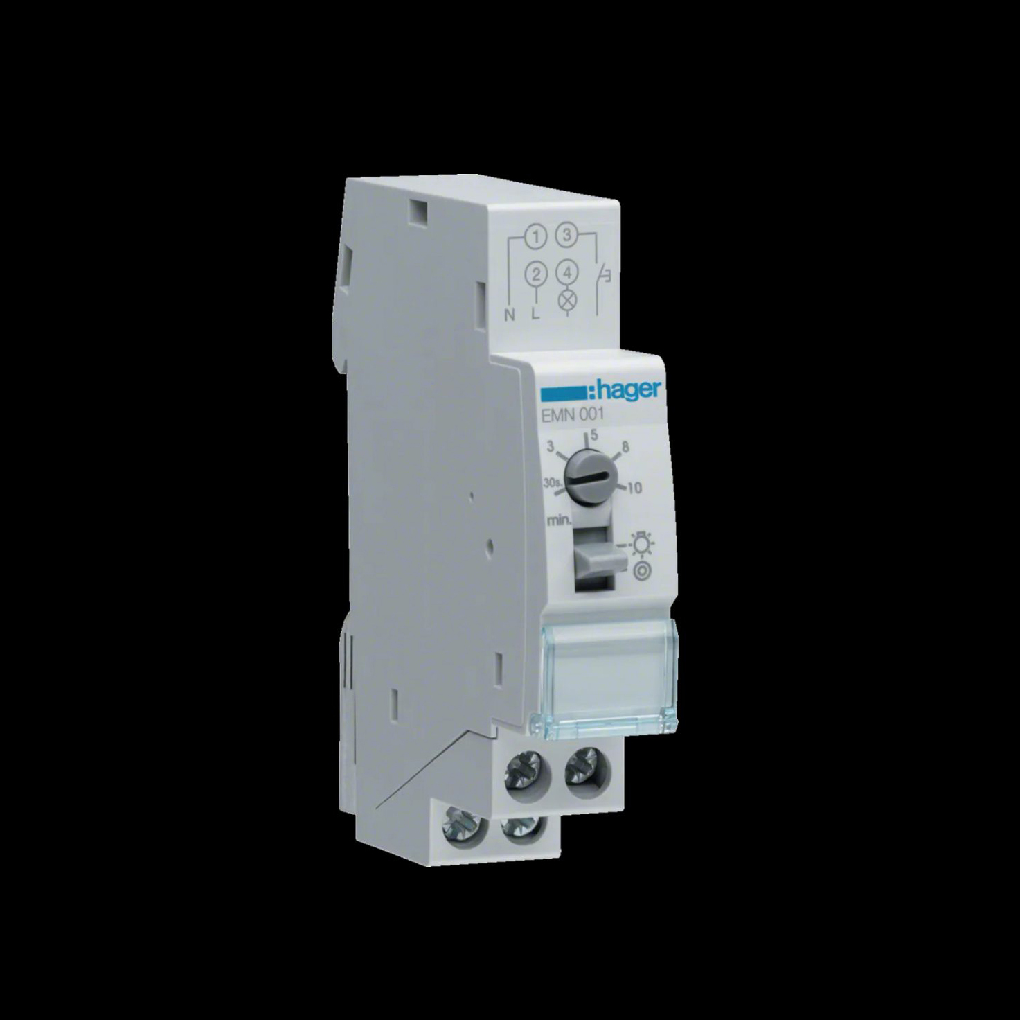 Trappautomat Hager 1 Slutande Kontakt 16 A AC1 230 V AC Ljudlös Drift
