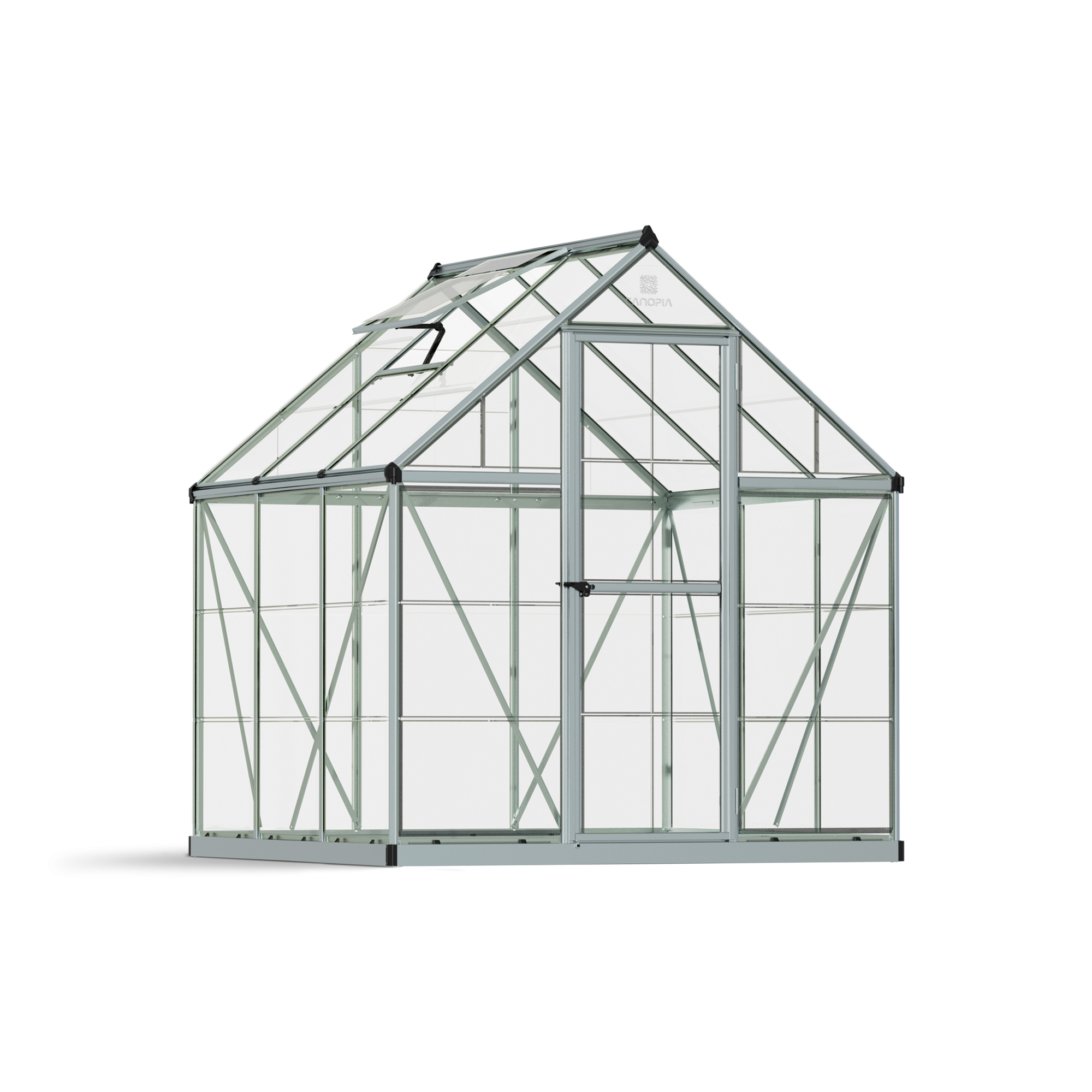 Canopia Serenity-växthuset  3.4 m² Silver Aluminium