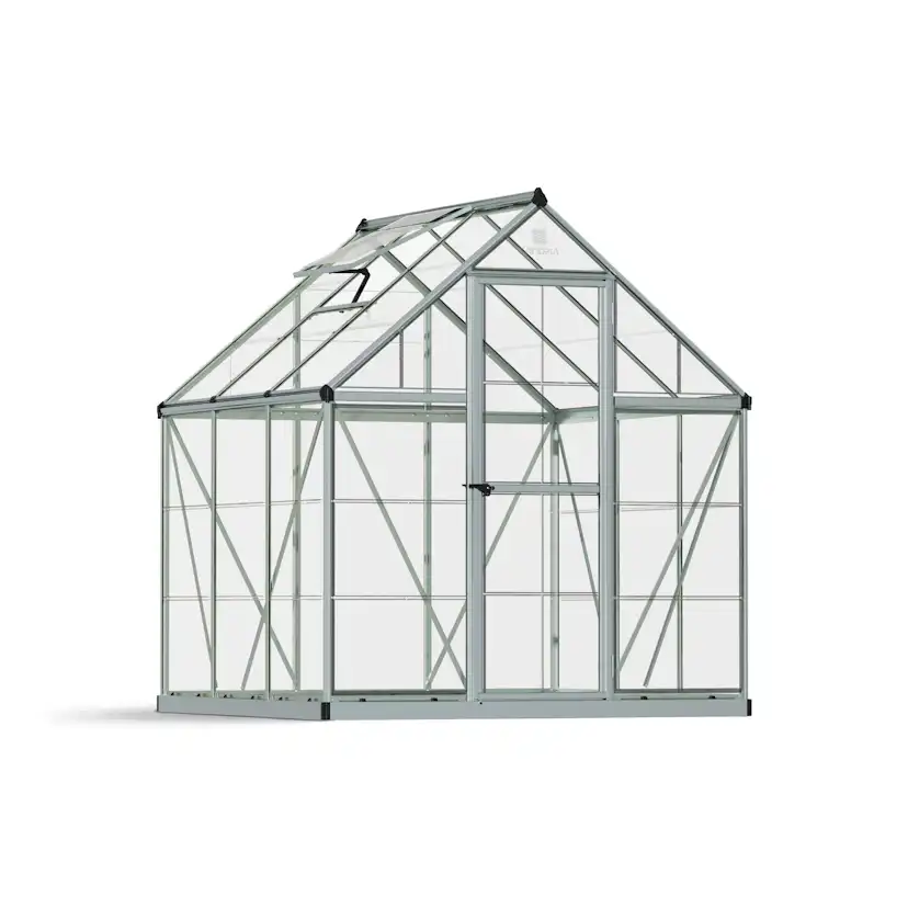 Canopia Serenity-växthuset 3.4 m² Silver Aluminium