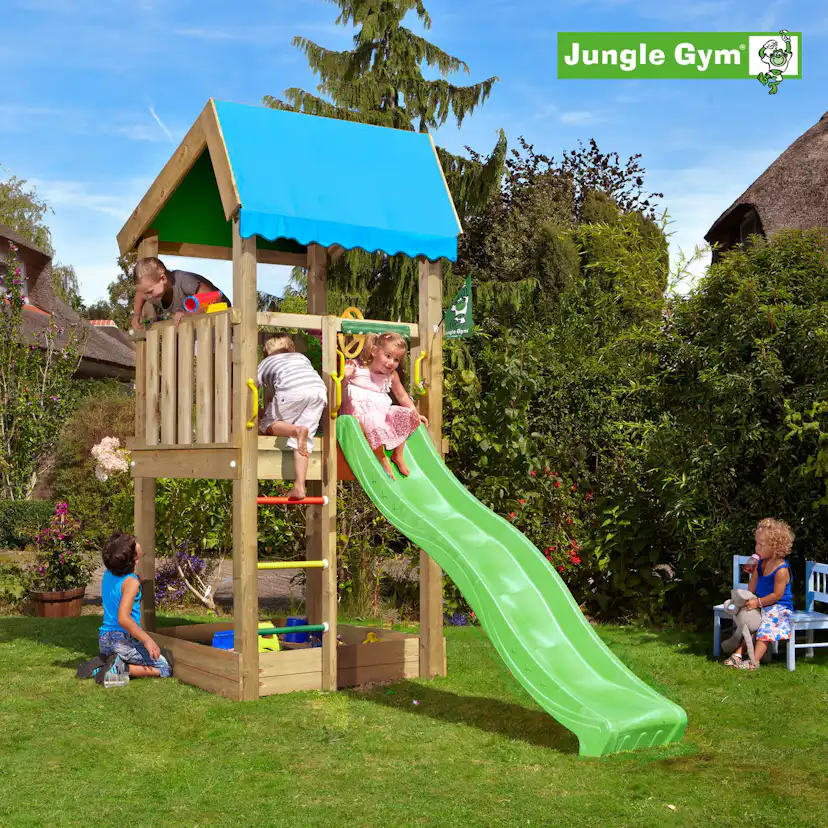 Lektorn Jungle Gym Home inkl. rutschkana