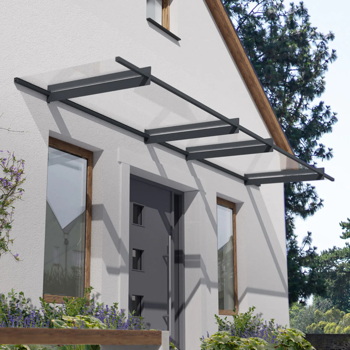 Palram - Canopia NANCY 4100 entrétak Transparent, Bredd: 410 cm