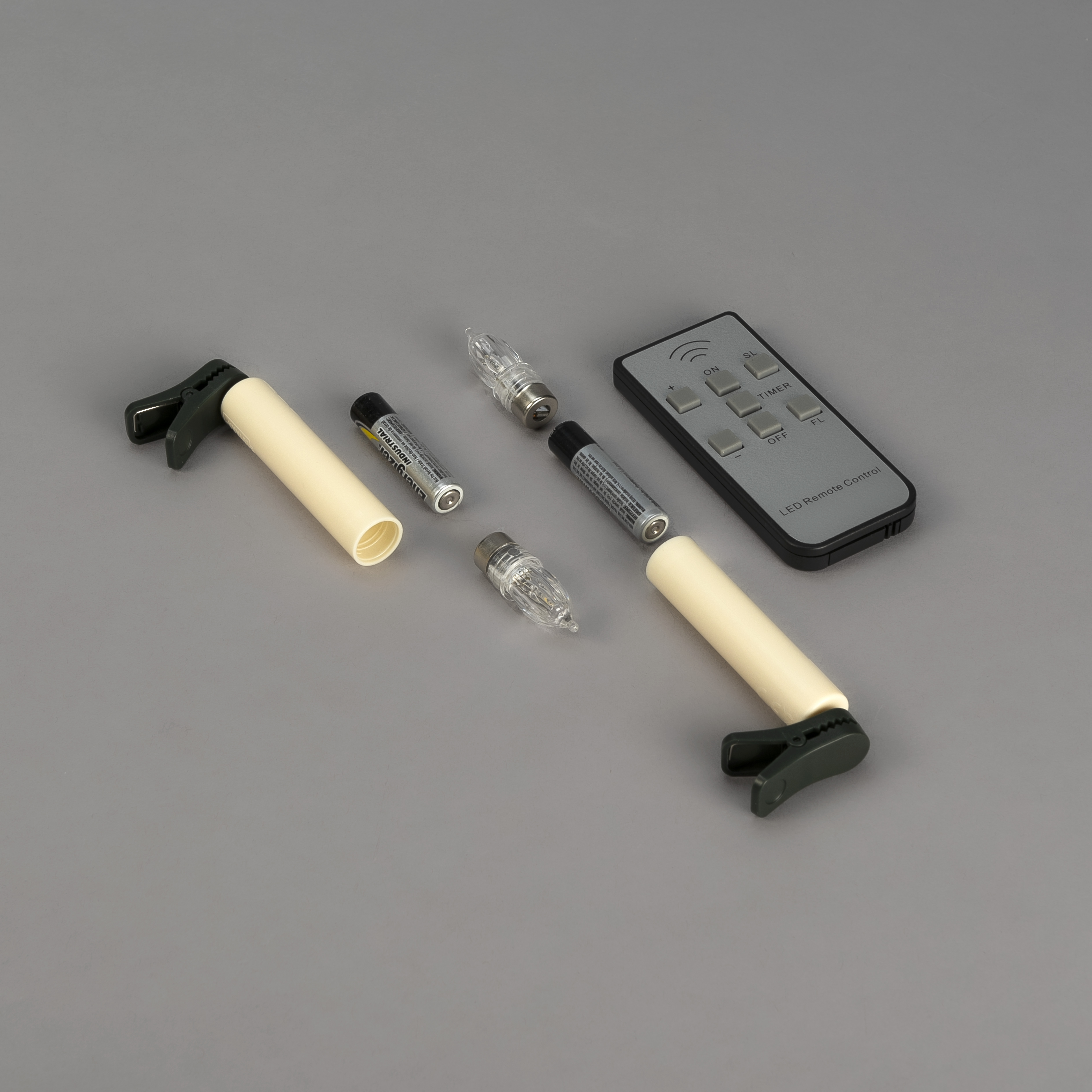 Julgransljus Gnosjö Konstsmide Basic 10st Batteridrivna Granljus LED m. Fjärrkontroll