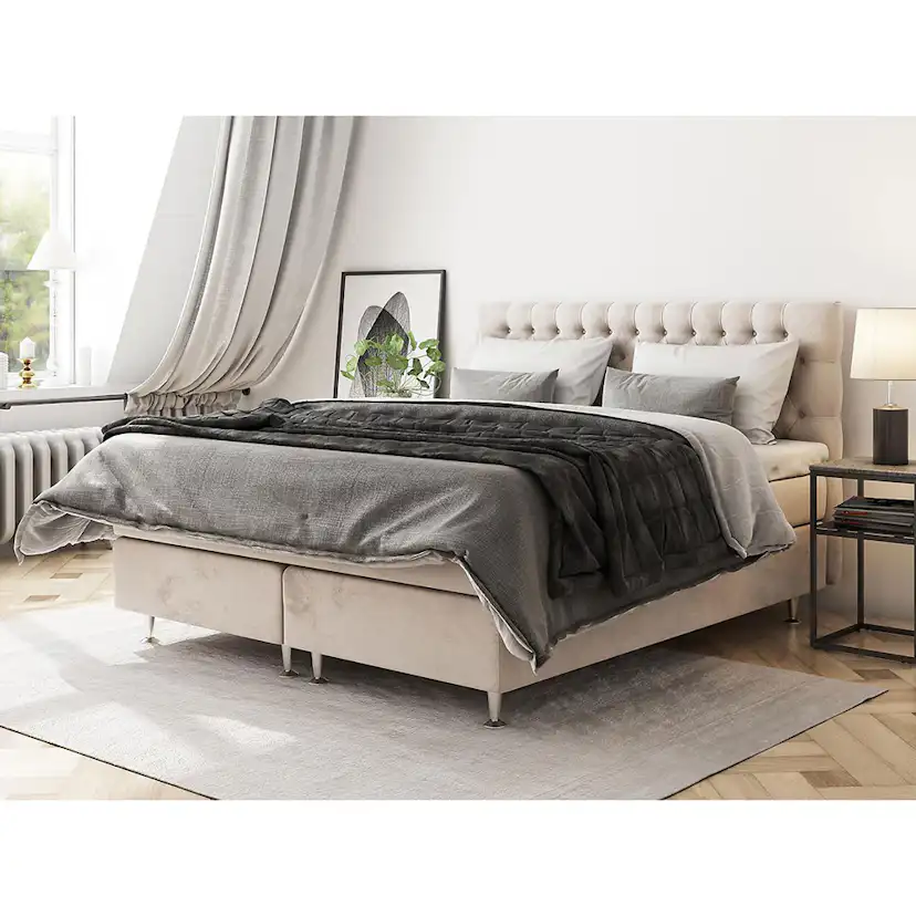 Kontinentalsäng Drömvik Celine Latex 180x200 med Sänggavel