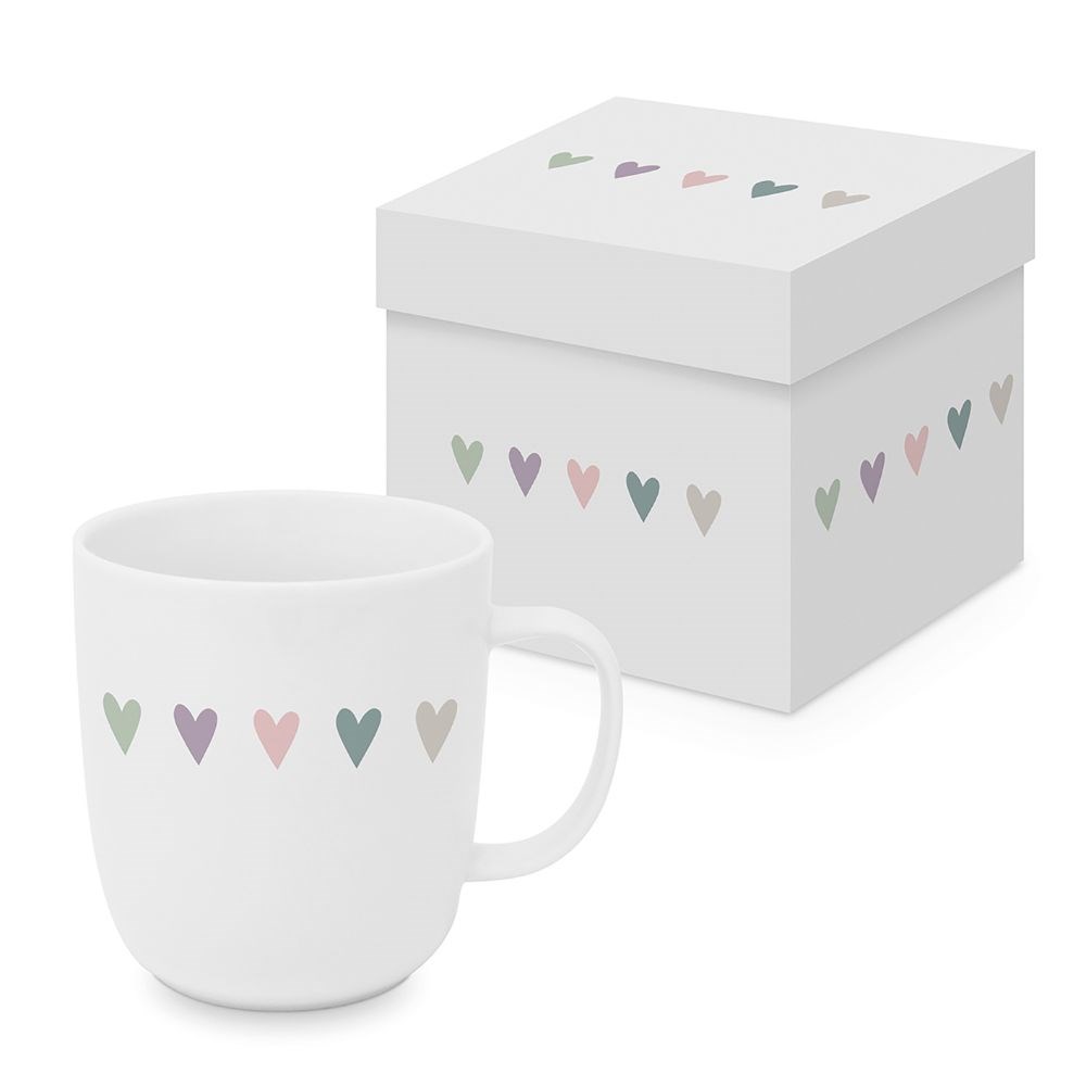 Mugg Paperproducts Design Heart Infusion Matt 40 cl