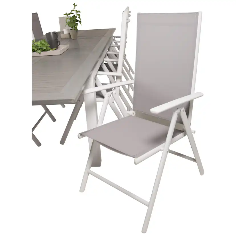 Matgrupp Venture Home Aleyna 224/324 med 8 Bront Matstolar