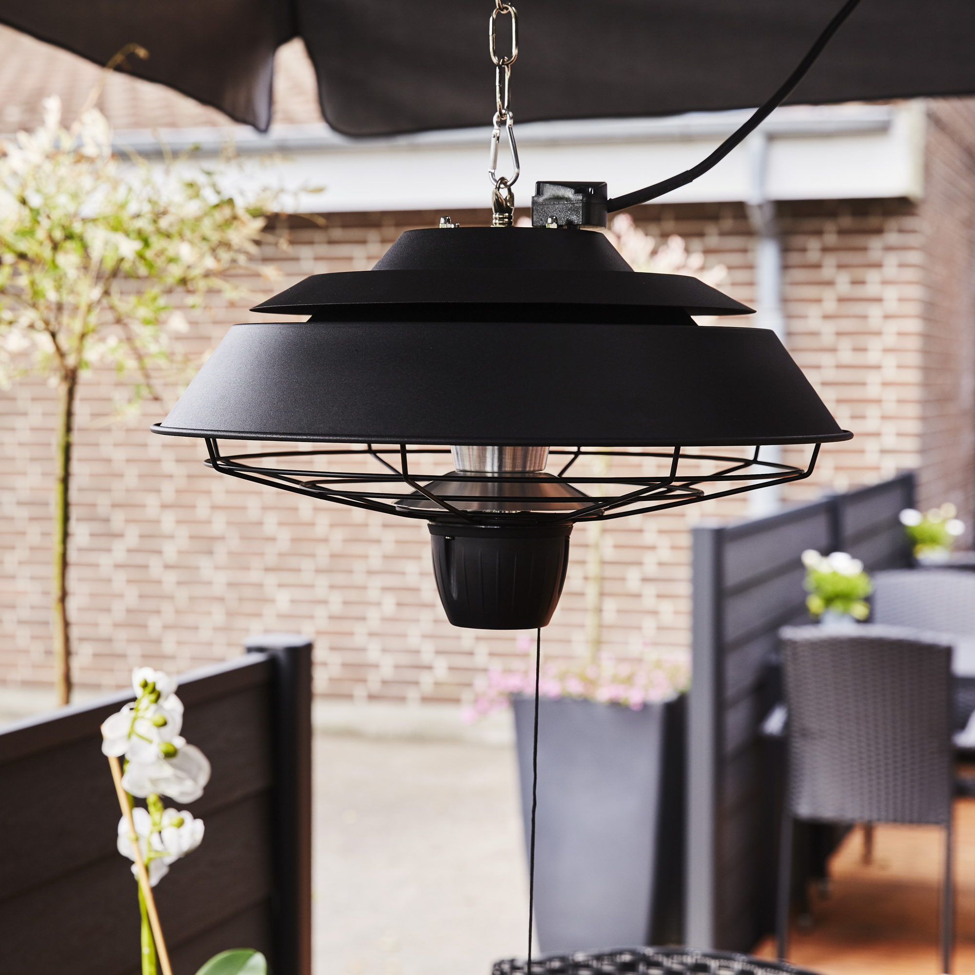 Terrassvärmare HORTUS 1500W HA Svart