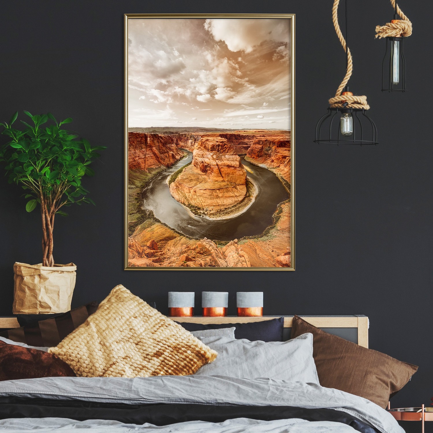 Poster Artgeist Affisch Rustic Landscape