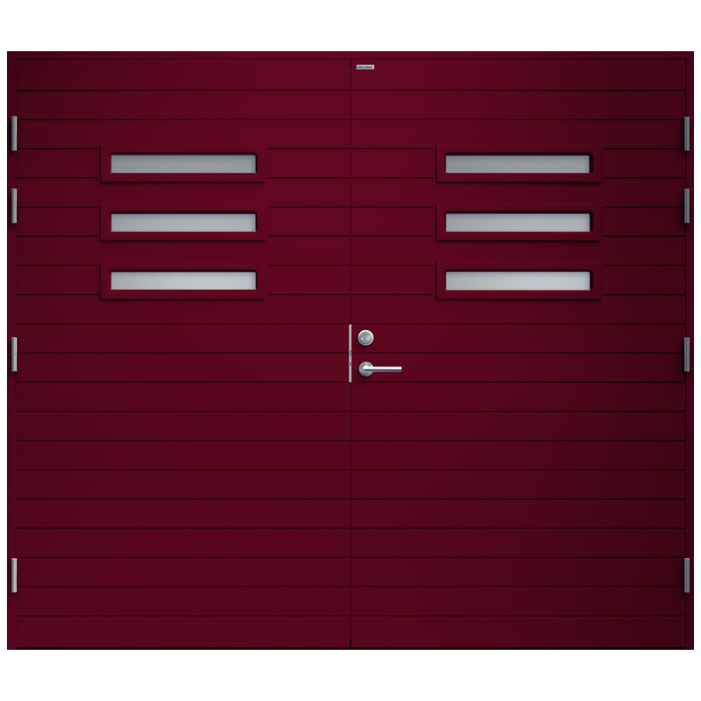 Garagedörr Diplomat Ingela Klarglas