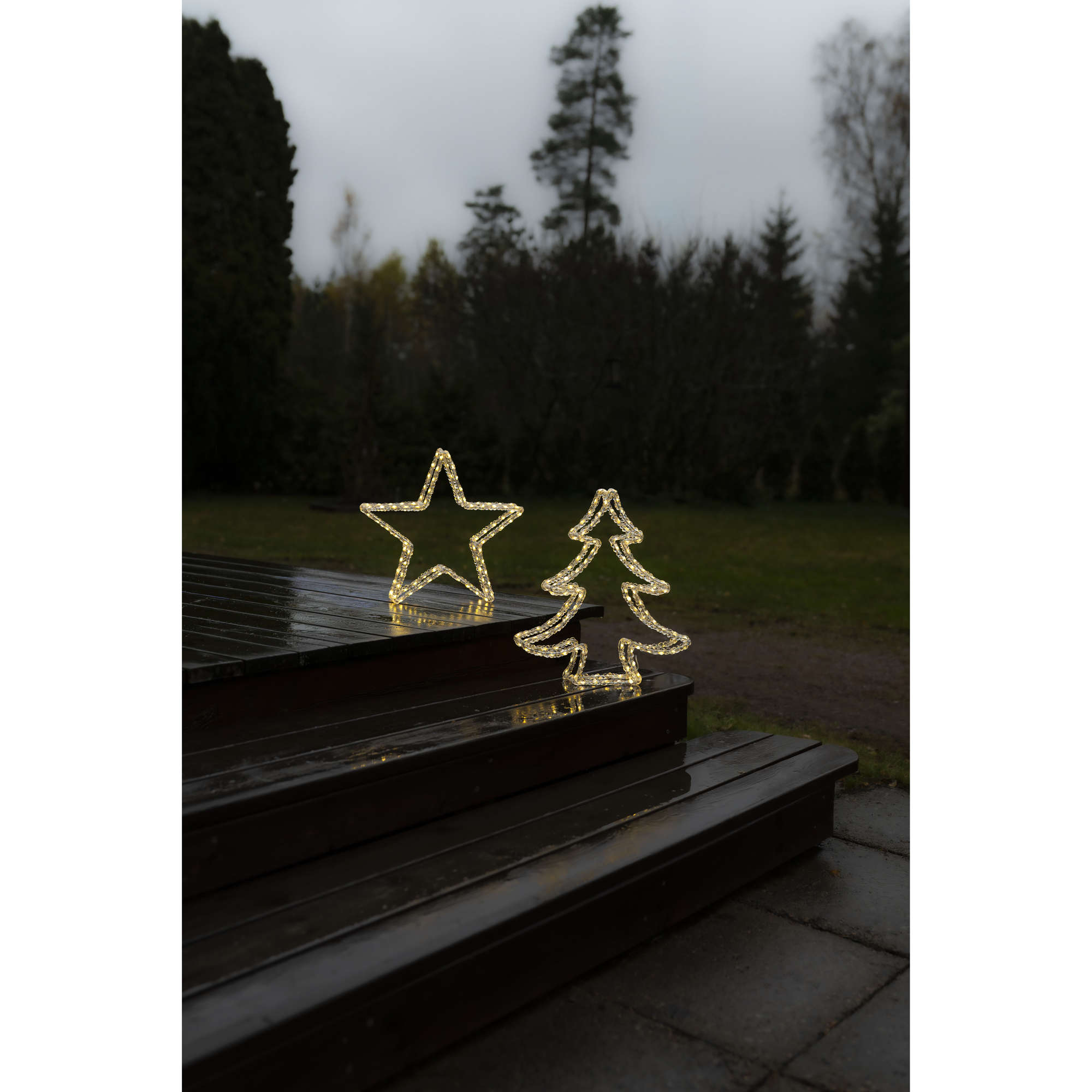 Utomhusdekoration Gnosjö Konstsmide AkrylsiluettxKlar