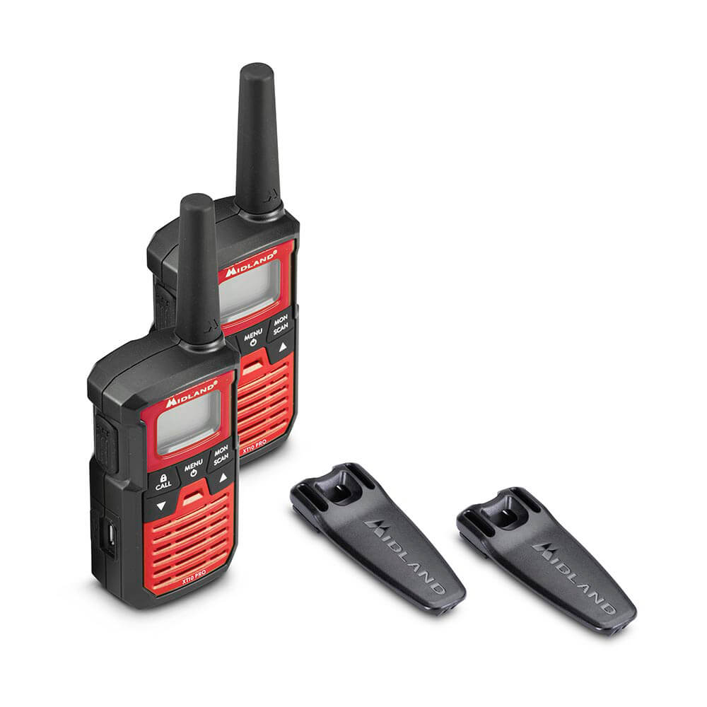 Walkie Talkie Midland XT10 Pro Svart/Röd