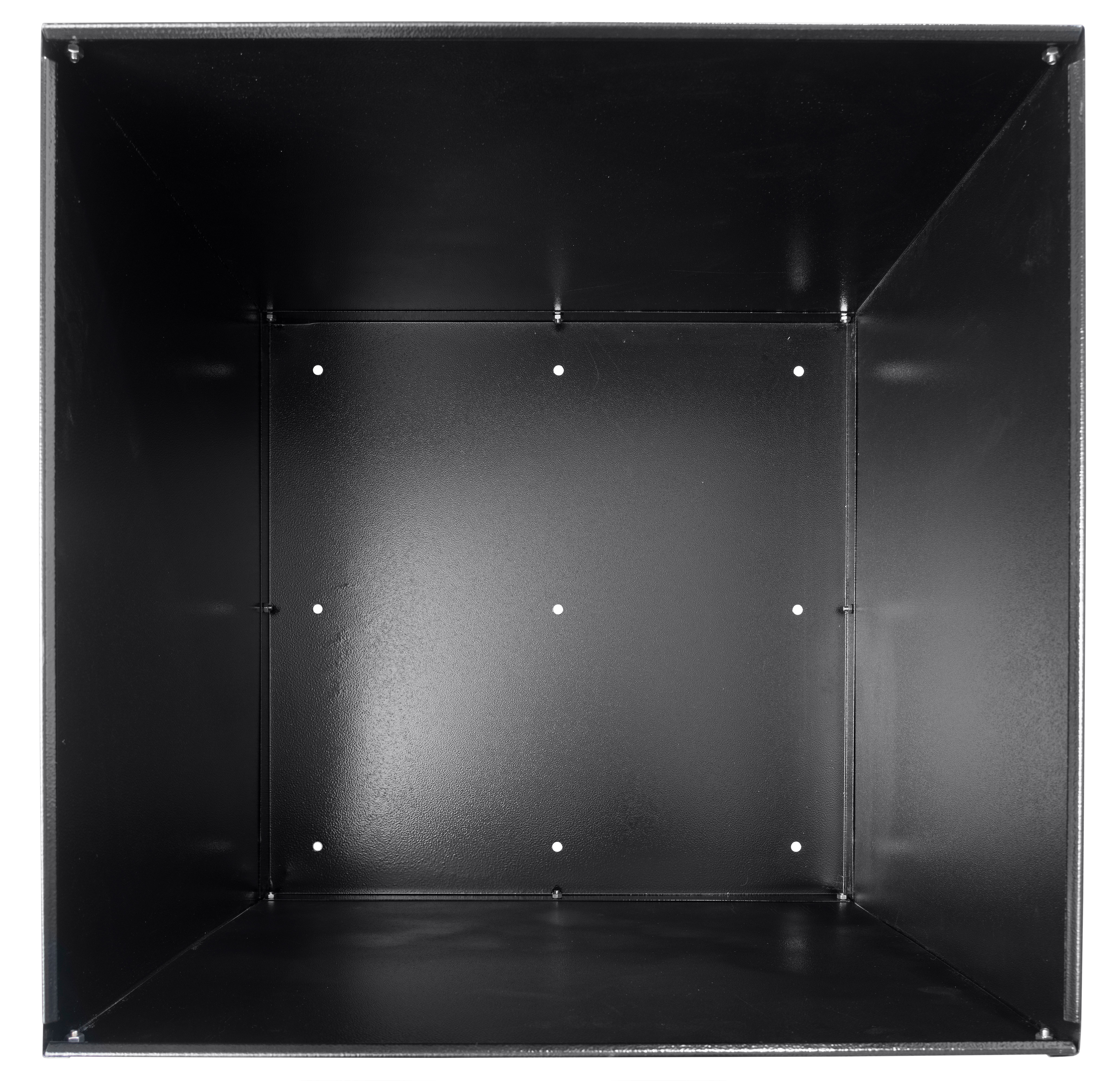 Ytterkruka Skotte Garden Plantera Svart Förgalvaniserad Stål 60X60X55 cm