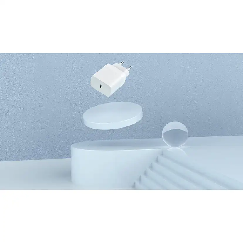 Laddare GEAR 220V 1xUSB-C PD/PPS 30W + Cable USB-C to USB-C