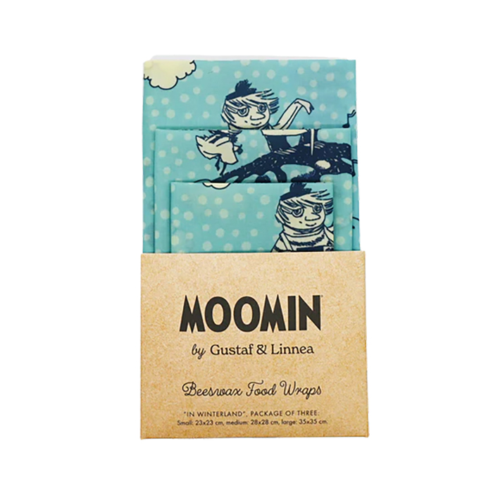 Moomin by G&L Bivaxinpackningar In Winterland Bivaxinpackningar Gustaf & Linnea Moomin För Livsmedel 3-pack