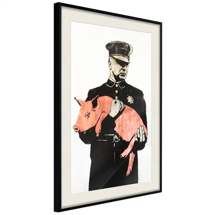 Poster Artgeist Affisch Police Pig