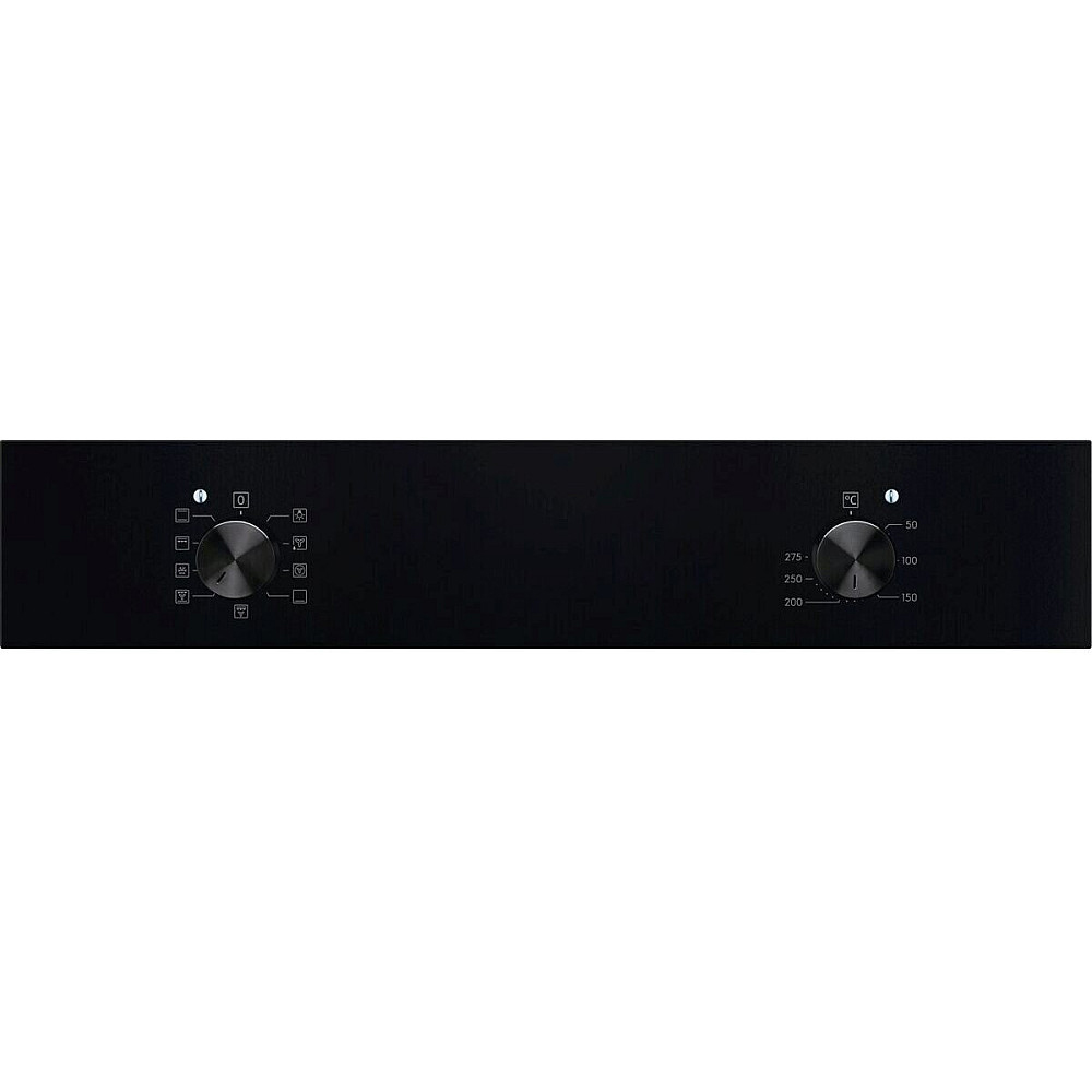 Inbyggnadsugn Electrolux EOB105K Svart med Varmluft och AquaClean