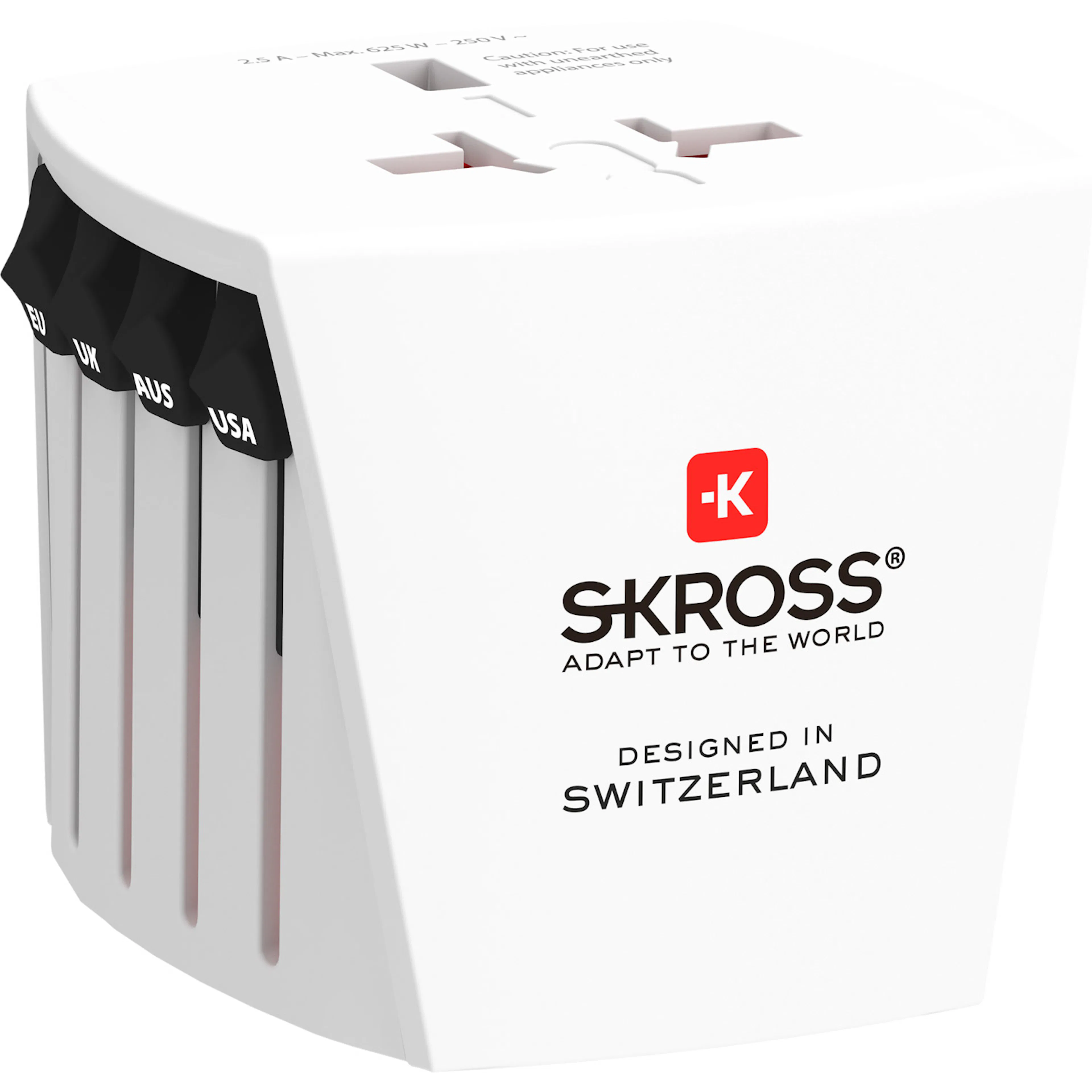Världsreseadapter SKROSS MUV Micro Ojordad