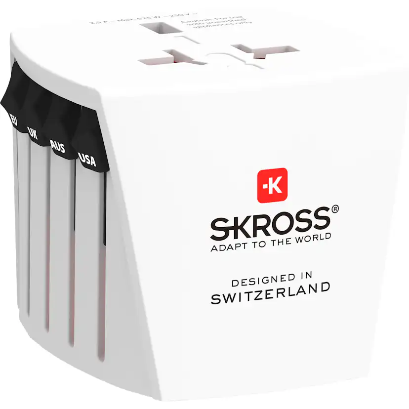Världsreseadapter SKROSS MUV Micro Ojordad