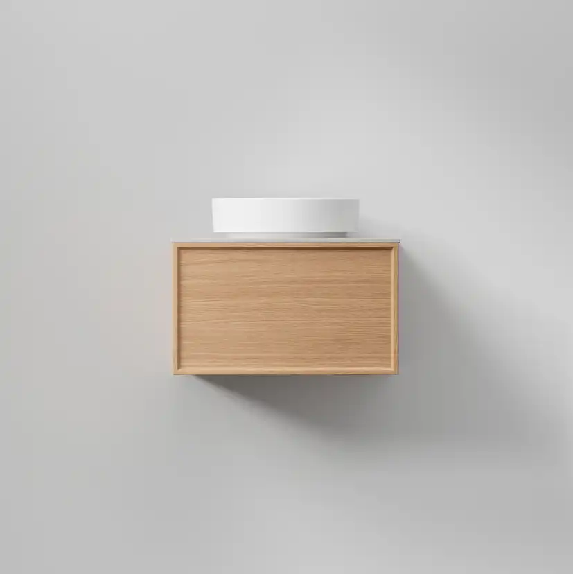 AIR Wood 60,Natural Oak, Helfront med 2 lådor,596x350x450 Natural Oak