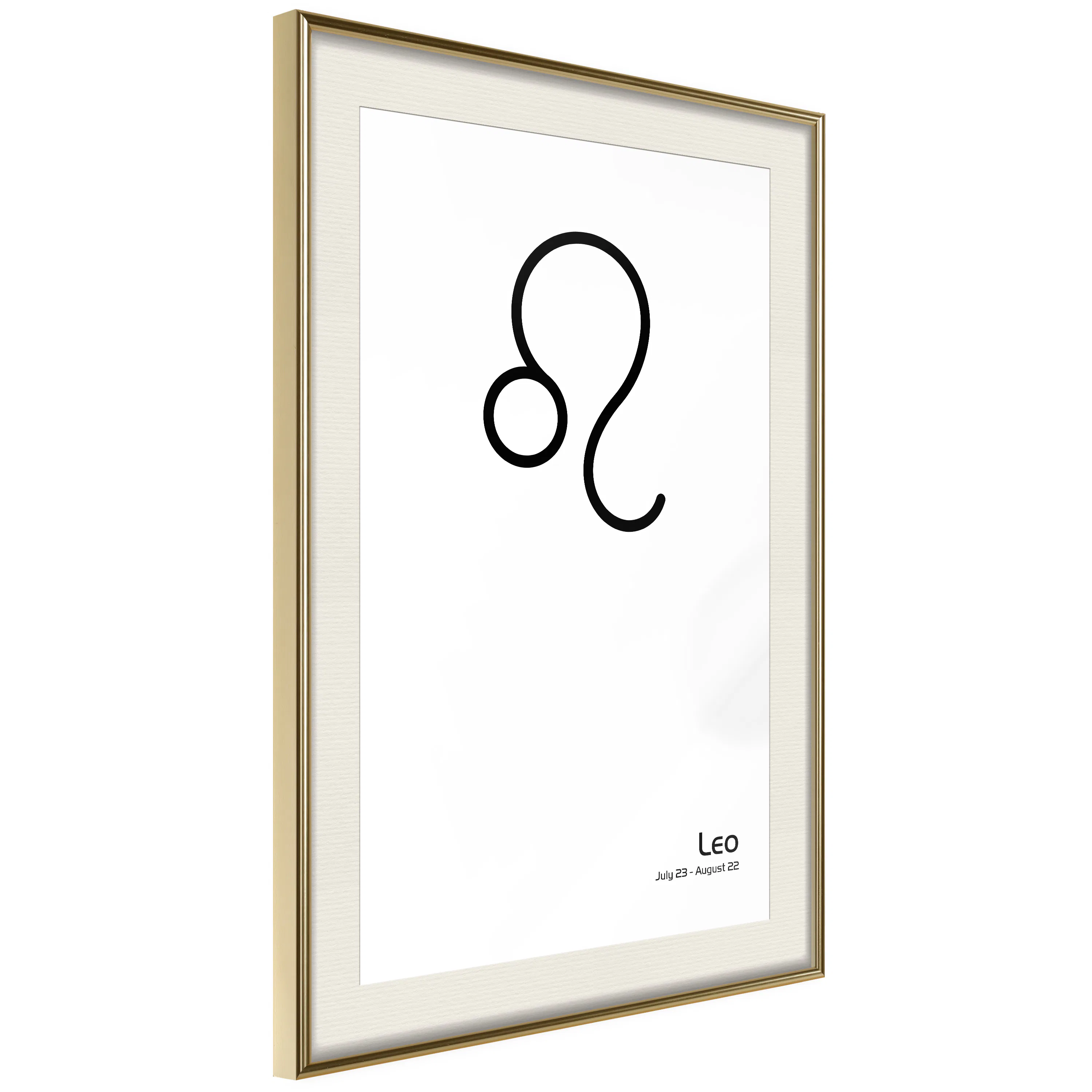Poster Artgeist Affisch Leo