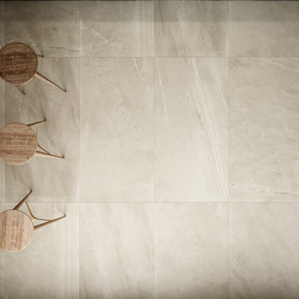 Klinker Coem Ceramiche Brit Stone Ivory Beige 15x15 cm Matt