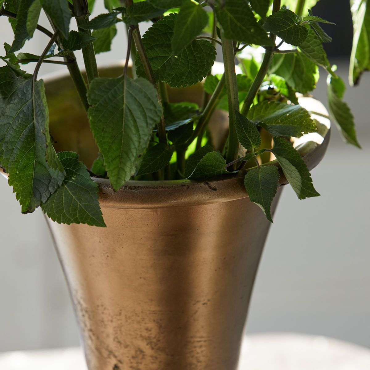 Vas House Doctor Florist Antik Mässing
