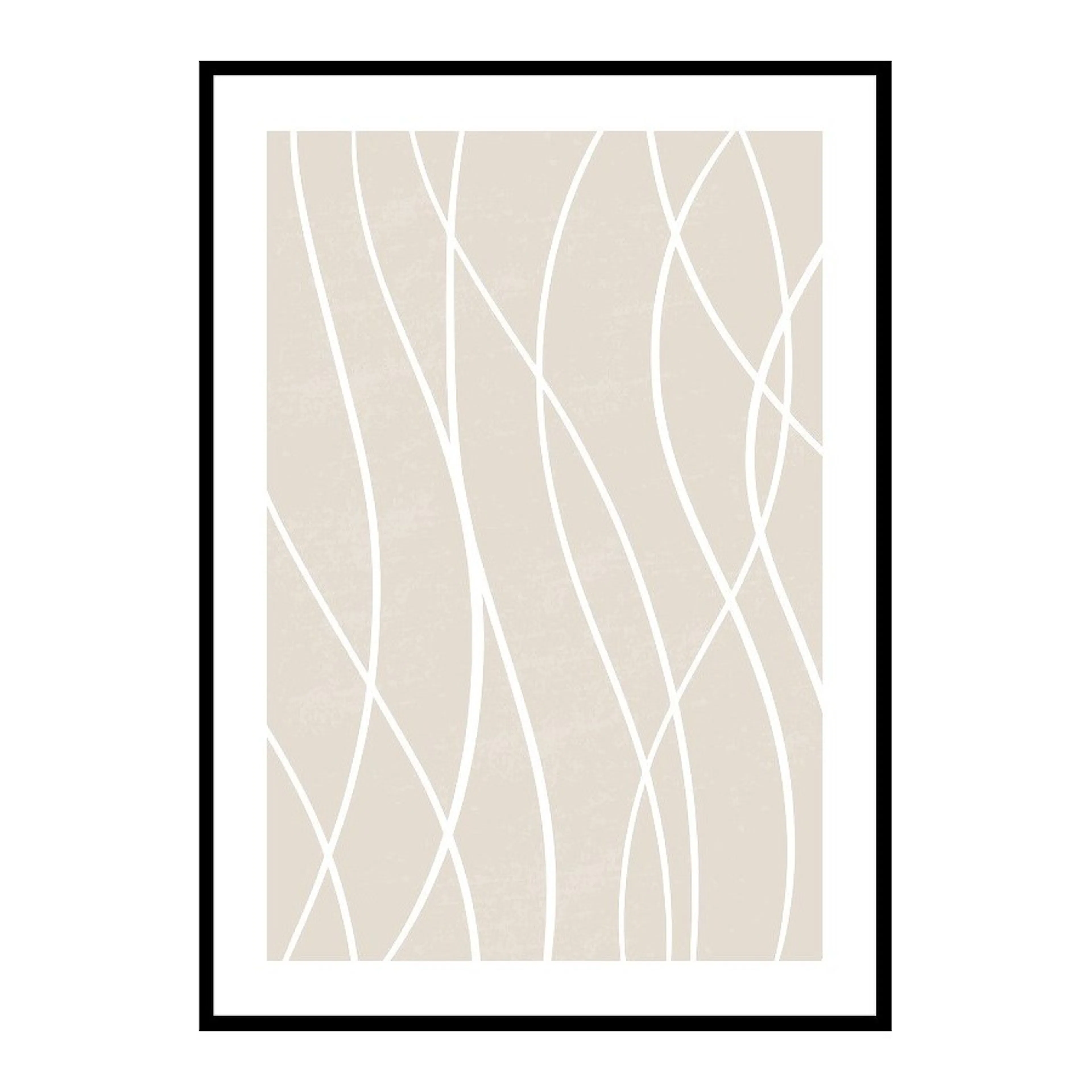 Poster Gallerix White Line Art