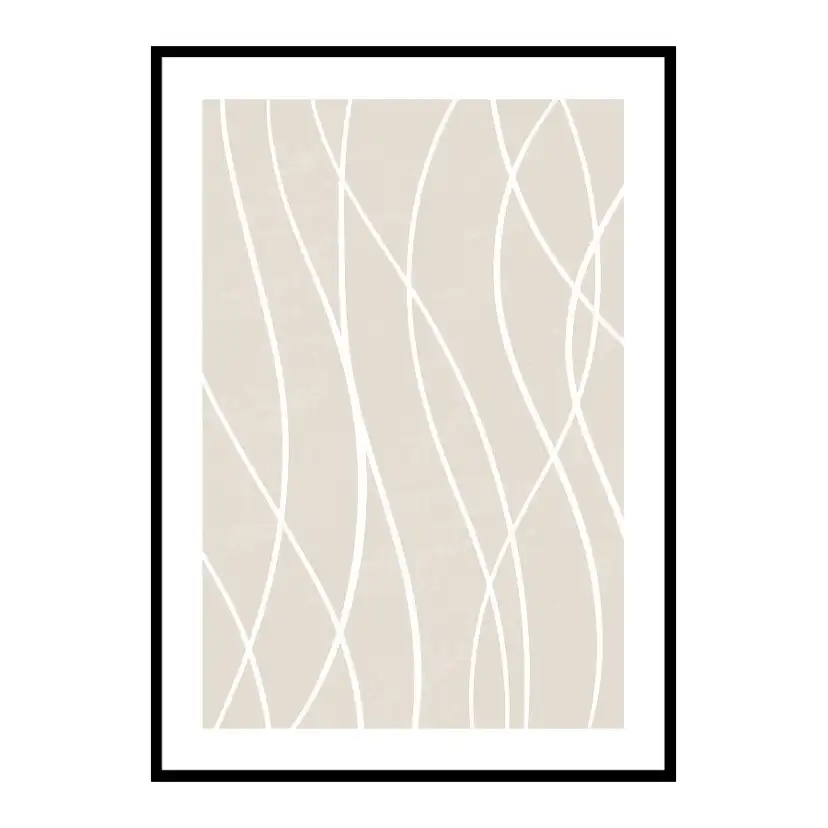 Poster Gallerix White Line Art