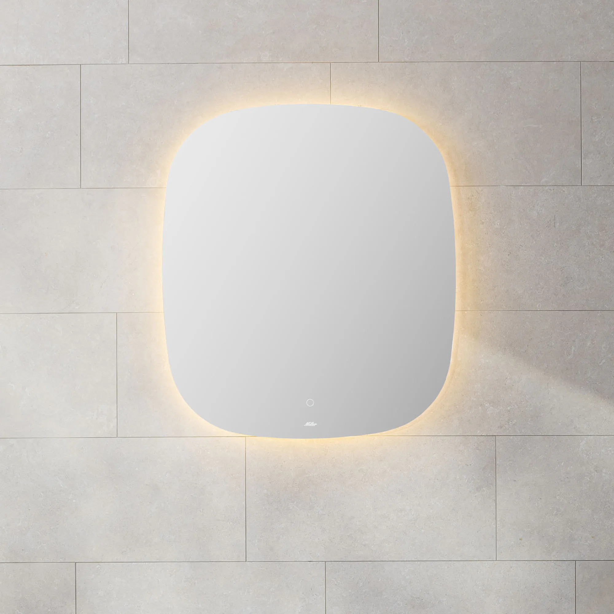 Spegel Ambient Oval TOUCH 70x80 cm Storlek: 70x80