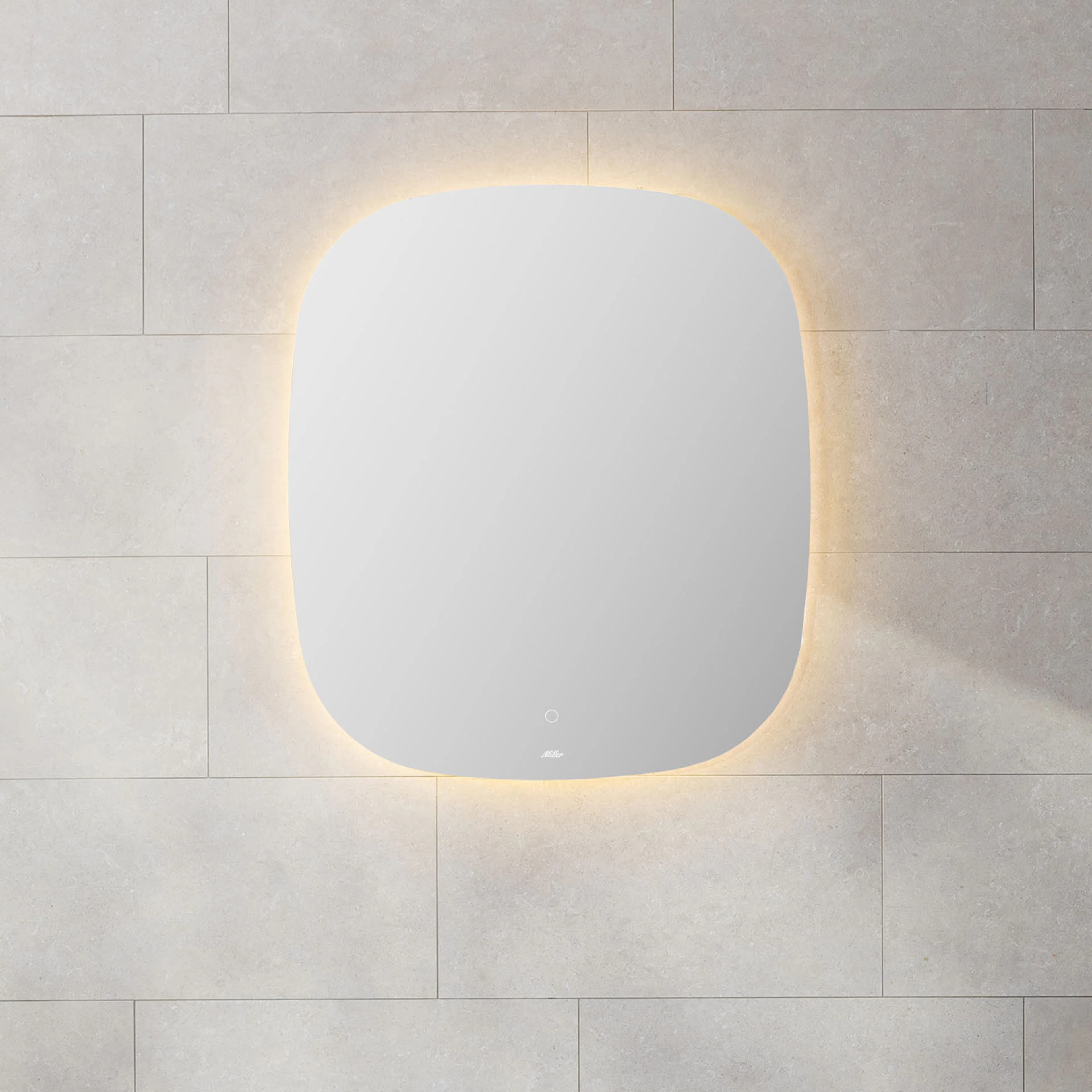 Spegel Ambient Oval TOUCH 70x80 cm Storlek: 70x80
