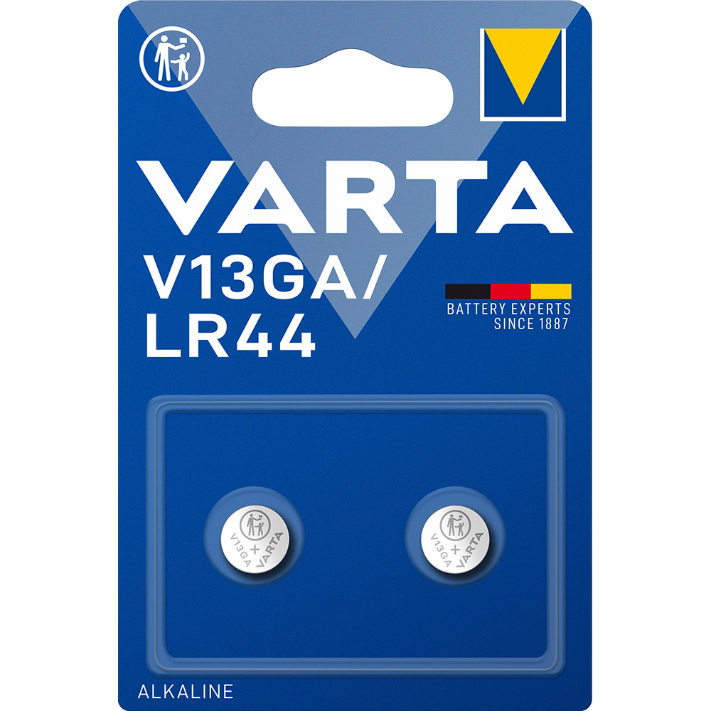 Batteri VARTA Alkaliska V13GA/LR44 2-Pack